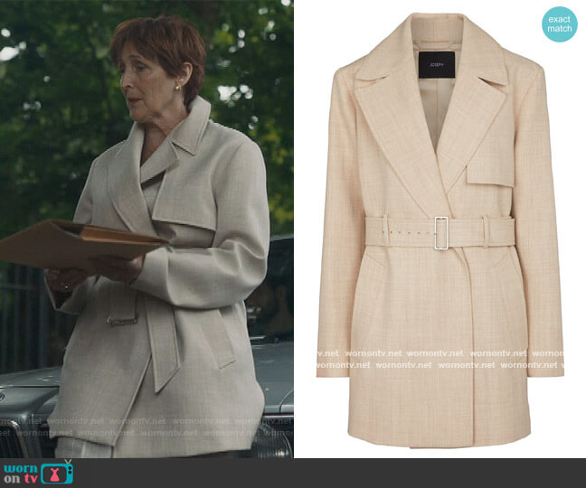 WornOnTV: Caroline’s beige wrap jacket on Killing Eve | Clothes and ...