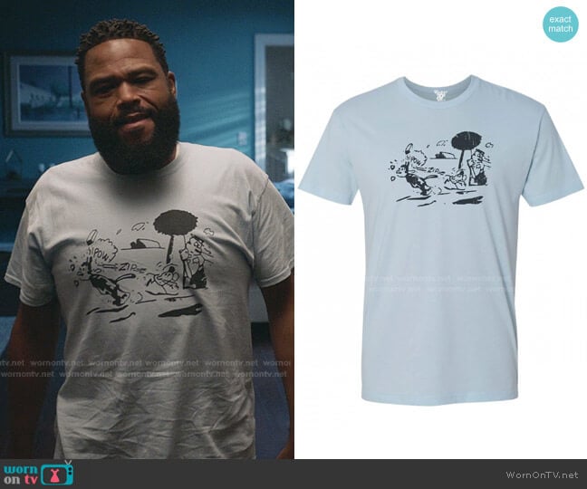 Jules Tee by Krazy Kat worn by Andre Johnson (Anthony Anderson) on Black-ish