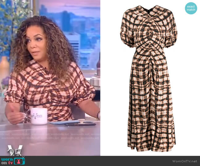 Tie-Dye Cinched Dress by Proenza Schouler worn by Sunny Hostin  on The View