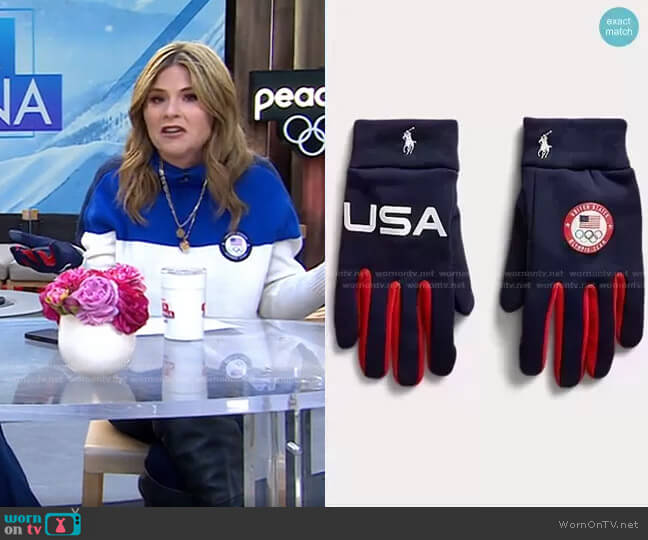 Team USA Closing Ceremony Gloves by Ralph Lauren