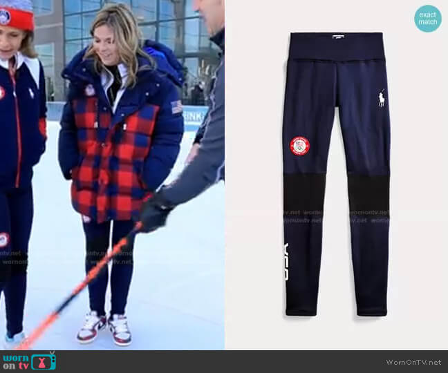 Team USA Closing Ceremony Legging by Ralph Lauren worn by Jenna Bush Hager on Today