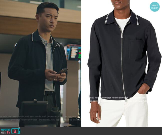 WornOnTV: Ben Kim’s black stripe collar jacket on Billions | Clothes ...