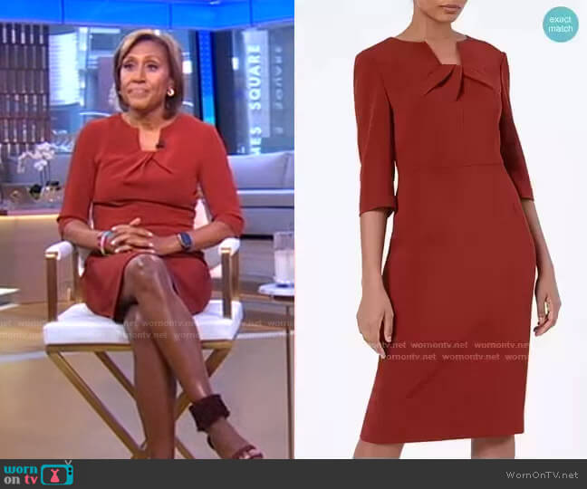 Waverley Dress by The Fold worn by Robin Roberts on Good Morning America