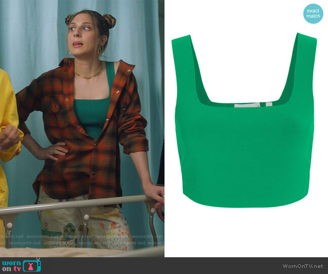 Vicky Crop Top by A.L.C. worn by Nomi Segal (Emily Arlook) on Grown-ish