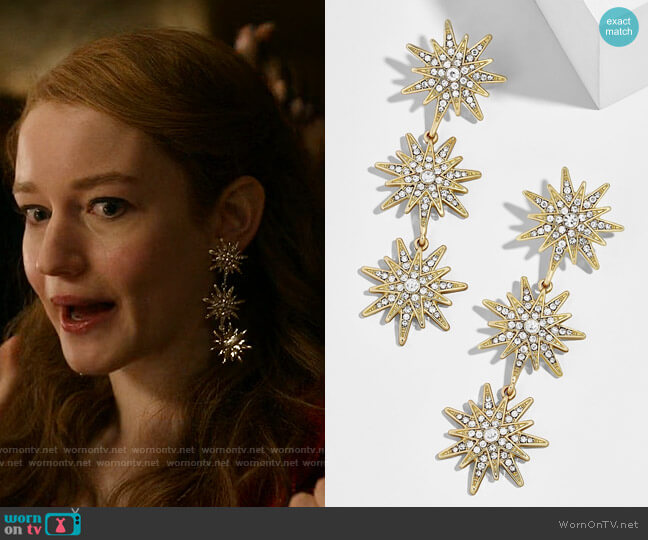 Anna’s earrings on Inventing Anna