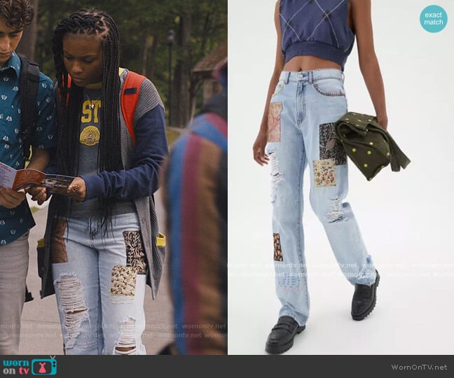 WornOnTV: Naomi’s patchwork jeans on Naomi | Kaci Walfall | Clothes and ...