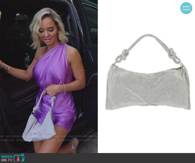 Hera Mini Shoulder Bag by Cult Gaia worn by Nicole Martin (Nicole Martin) on The Real Housewives of Miami