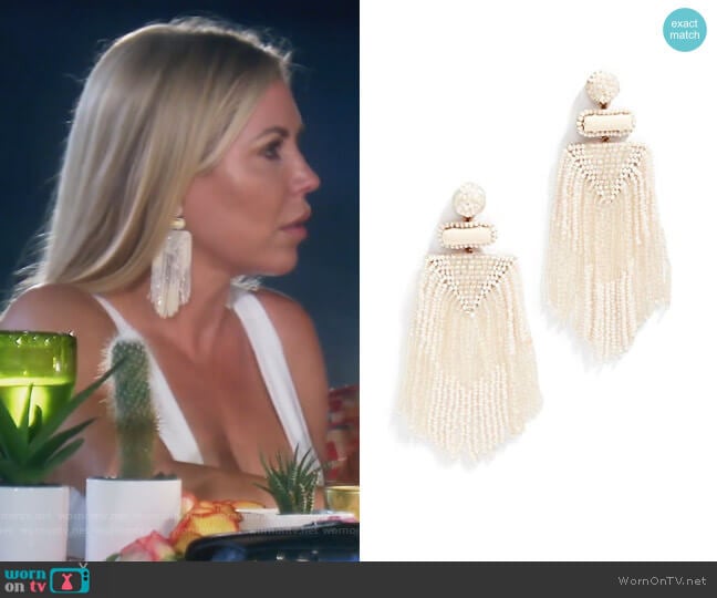 Deepa by Deepa Gurnani Jody Earrings by Deepa Gurnani worn by Dr. Jen Armstrong on The Real Housewives of Orange County