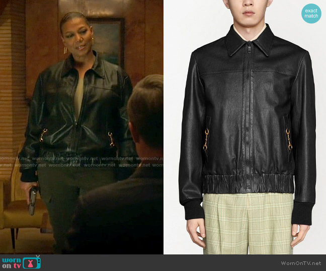 Gucci Horsebit lambskin jacket worn by Robyn McCall (Queen Latifah) on The Equalizer