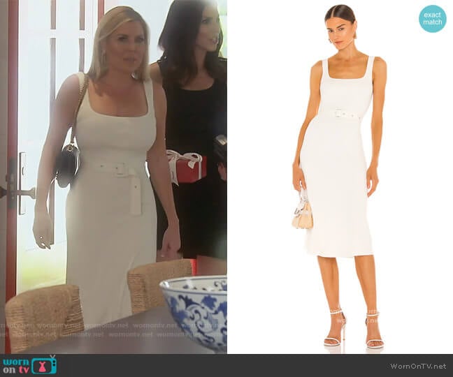 Tank Midi Dress by JoosTricot worn by Dr. Jen Armstrong on The Real Housewives of Orange County