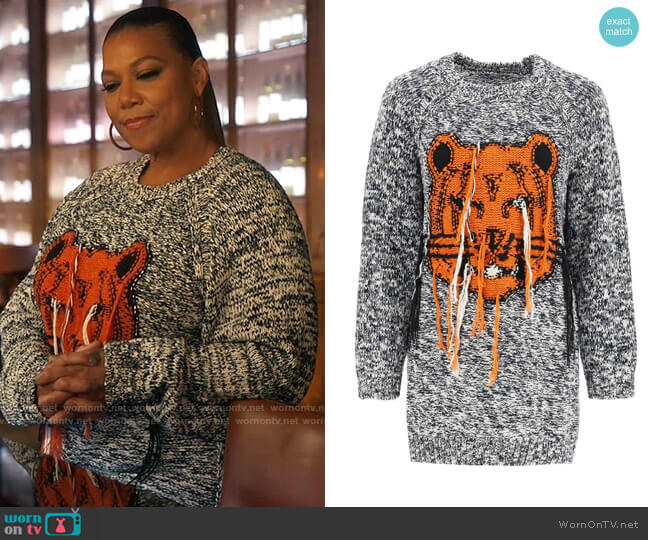 WornOnTV: Robyn’s fringed tiger sweater on The Equalizer | Queen ...