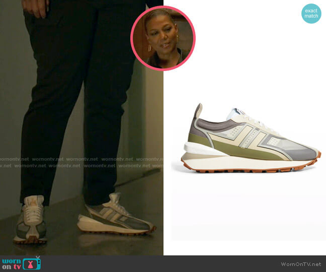 Lanvin Bumper Clear Mesh Trainer Sneakers worn by Robyn McCall (Queen Latifah) on The Equalizer