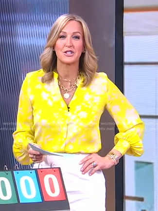 Lara Spencer Wearing Stella & Dot Statement Necklace on GMA | The Style  File: