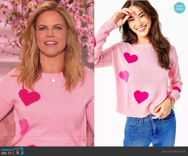 Venla Sweater by Lilly Pulitzer worn by Natalie Morales  on The Talk