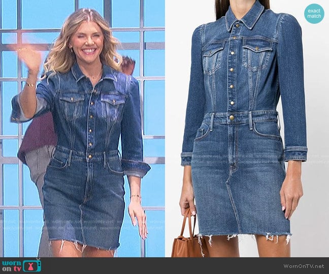 WornOnTV: Amanda’s denim shirtdress on The Talk | Amanda Kloots ...