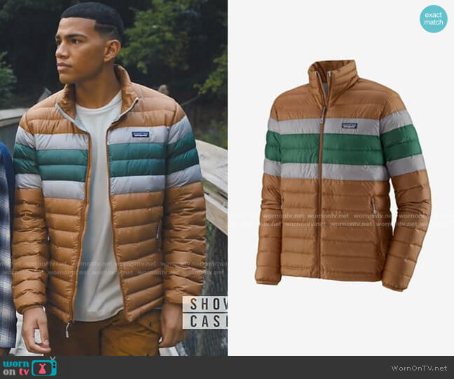 Down Sweater Jacket by Patagonia worn by Daniel Puig on Naomi