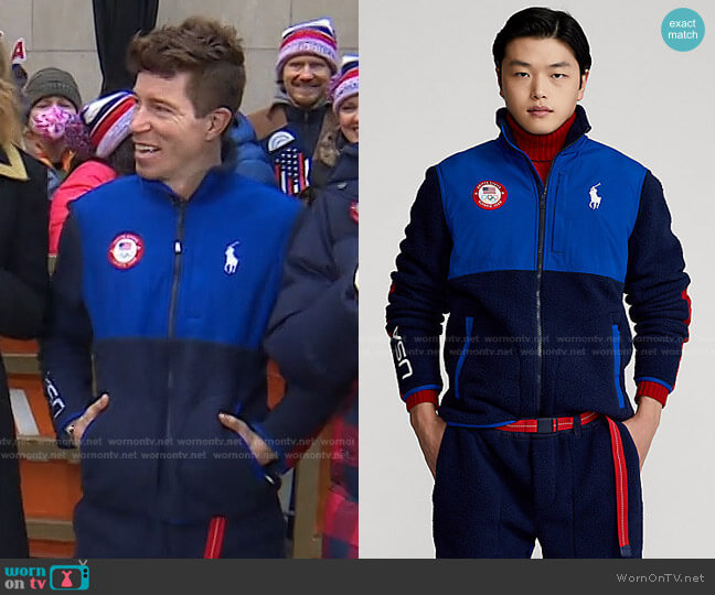 Team USA Hybrid Jacket by Ralph Lauren worn by Shaun White on Today