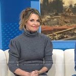 Savannah’s grey puff sleeve sweater dress on Today