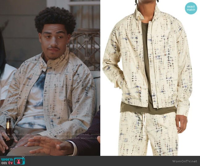 Organic Cotton Zip Jacket by Scotch & Soda worn by Andre Johnson Jr (Marcus Scribner) on Black-ish