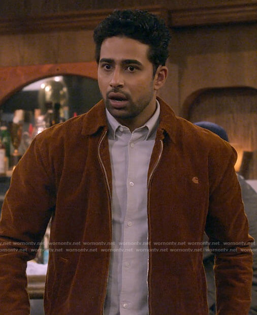 Sid's brown corduroy jacket on How I Met Your Father