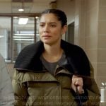 Stella’s green puffer jacket on Chicago Fire