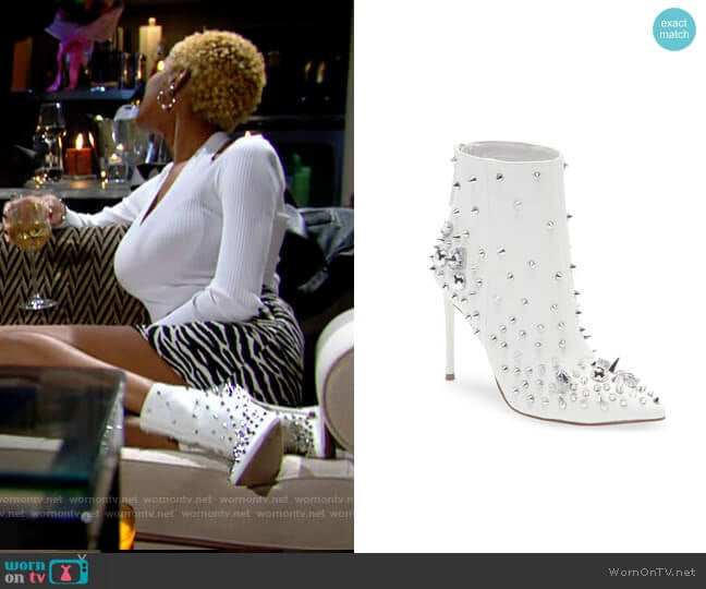 WornOnTV: Paris’s white cutout top and studded boots on The Bold and ...