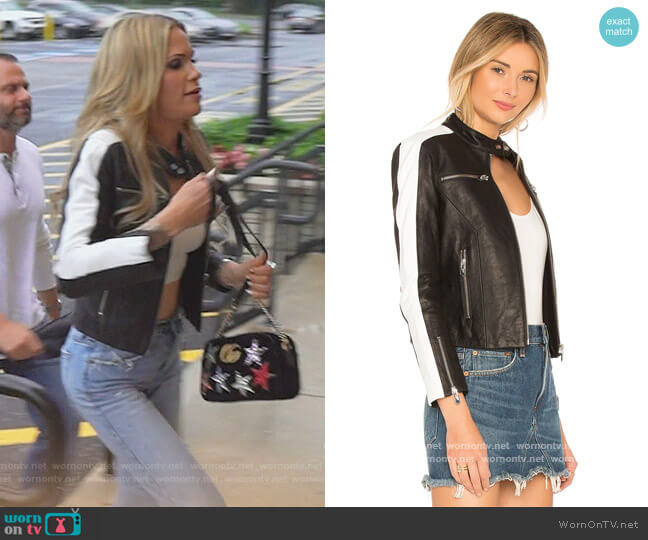 Lucca Jacket by The Mighty Company worn by Jackie Goldschneider on The Real Housewives of New Jersey