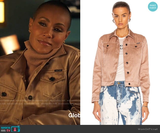 Tom Ford Maple Sugar Buttoned Jacket worn by Jessie (Jada Pinkett Smith) on The Equalizer