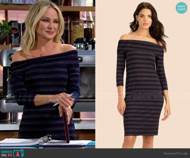 Trina Turk Conch Dress worn by Sharon Collins (Sharon Case) on The Young & the Restless