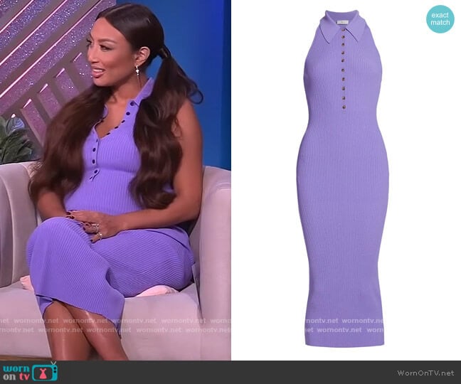 Asher Bodycon Dress by A.L.C. worn by Jeannie Mai on The Real