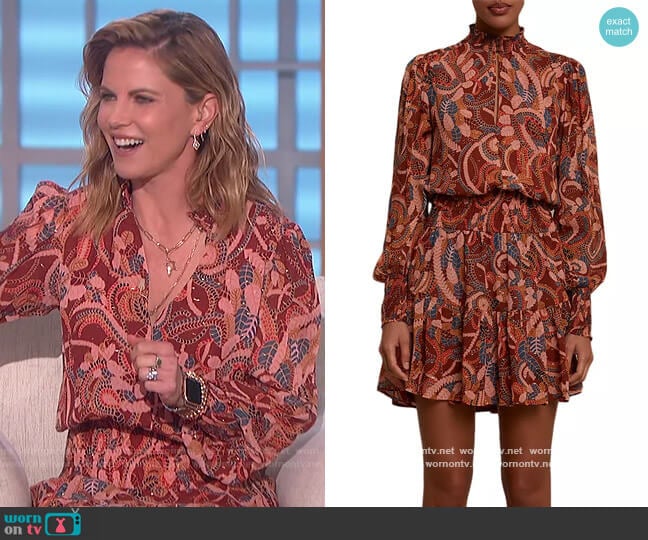 Sylvie Mini Dress by A.L.C. worn by Natalie Morales on The Talk