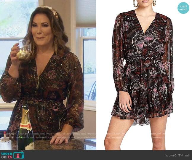 Esme Dress by A.L.C. worn by Emily Simpson on The Real Housewives of Orange County