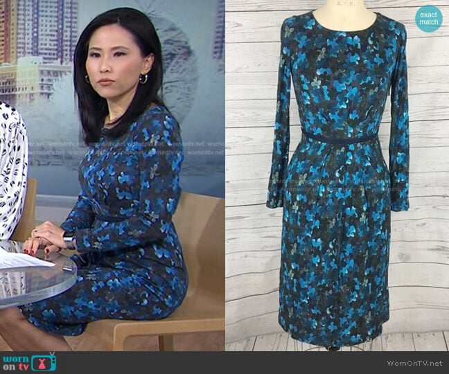 Floral Dress by Boden worn by Vicky Nguyen on Today