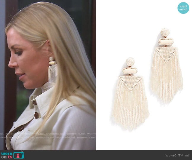 Deepa by Deepa Gurnani Jody Earrings by Deepa Gurnani worn by Dr. Jen Armstrong on The Real Housewives of Orange County