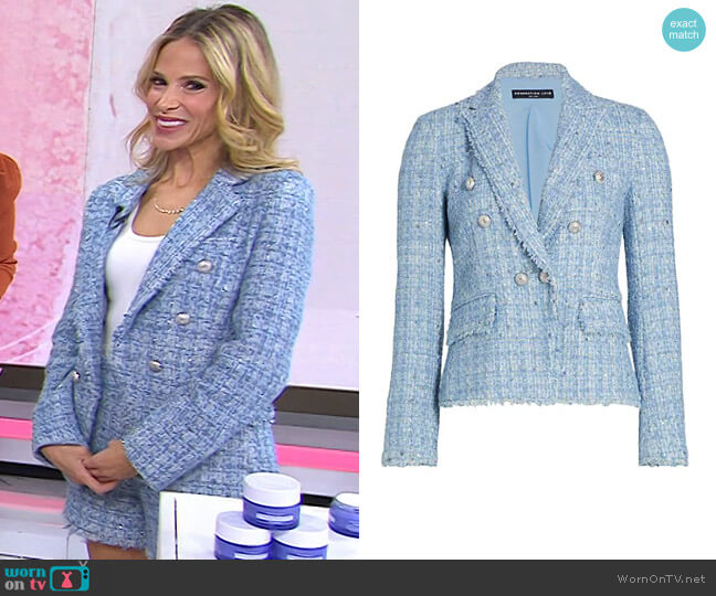 Eliza Metallic Tweed Blazer by Generation Love worn by Dr. Marnie Nussbaum on Today