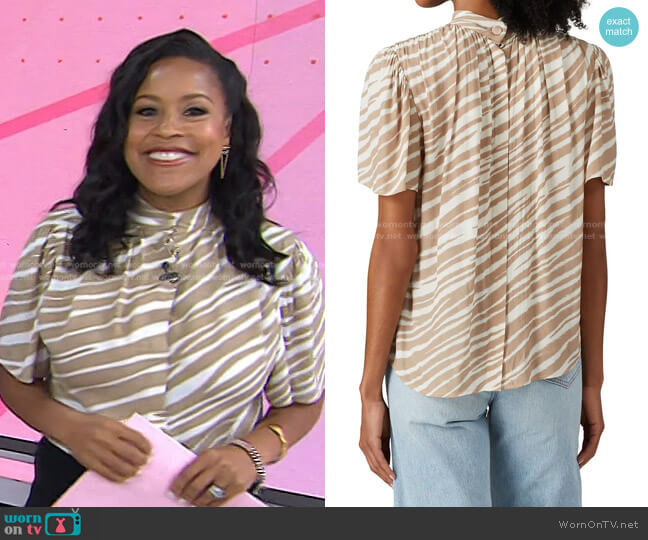 Chelsea Top by Habitual worn by Sheinelle Jones on Today