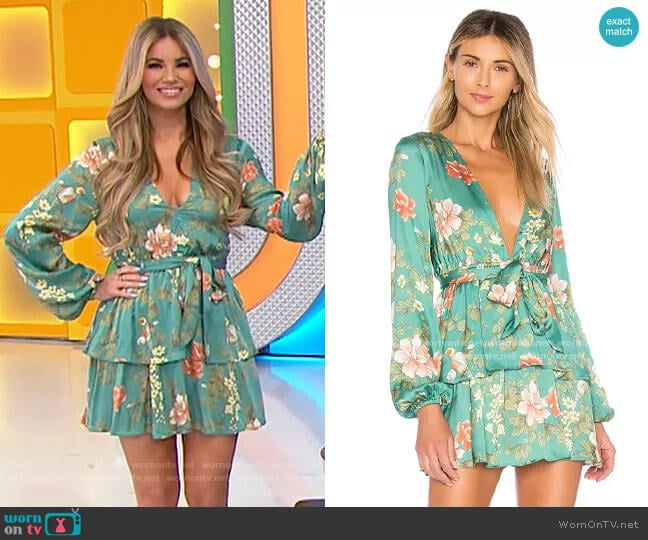 Majorelle Berkshire Dress worn by Amber Lancaster on The Price is Right