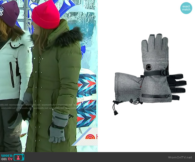 Aroma Season Rechargeable Battery Heated Gloves worn by Jenna Bush Hager on Today