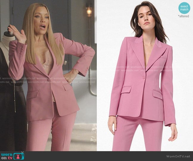 WornOnTV: Dominique’s pink blazer and pants on Dynasty | Michael ...