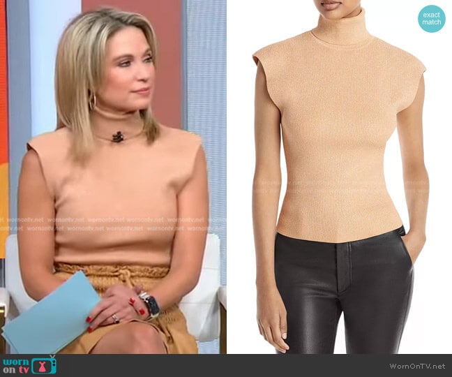 Amara Top by A.L.C. worn by Amy Robach on Good Morning America