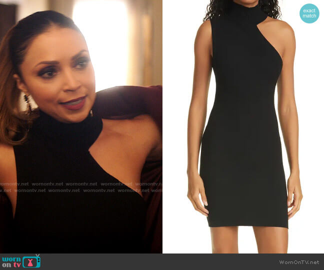 WornOnTV: Cecile’s black asymmetric mini dress on The Flash | Danielle ...