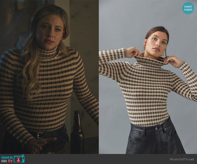 Maeve Button Sleeve Turtleneck by Anthropologie worn by Betty Cooper (Lili Reinhart) on Riverdale