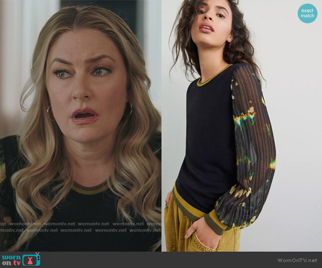 Nela Pullover by Antropologie worn by Alice Cooper (Mädchen Amick) on Riverdale