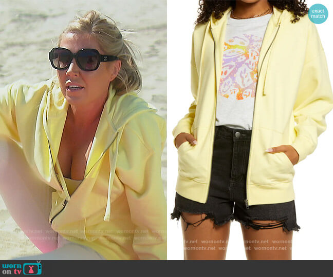 Zip-Up Hoodie by BP. worn by Dr. Jen Armstrong on The Real Housewives of Orange County