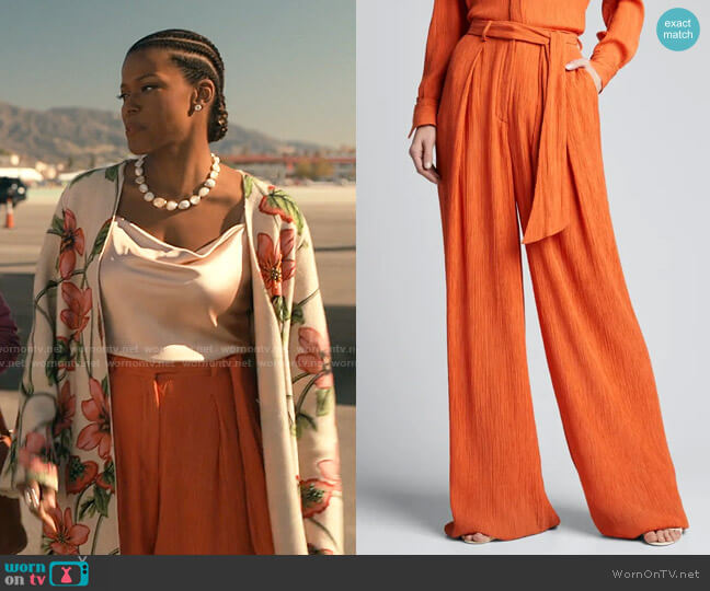 Gabriela Hearst Thomazia Pants worn by Vivian Banks (Cassandra Freeman) on Bel-Air