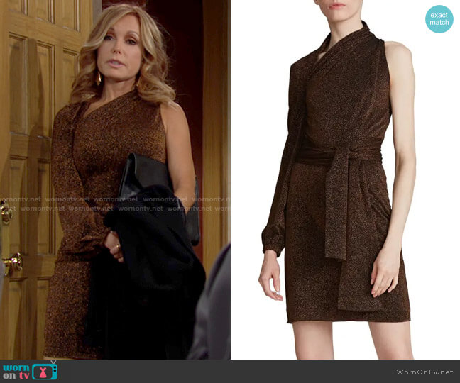 Halston Raya Dress worn by Lauren Fenmore (Tracey Bregman) on The Young and the Restless