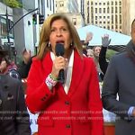 Hoda’s red coat on Today