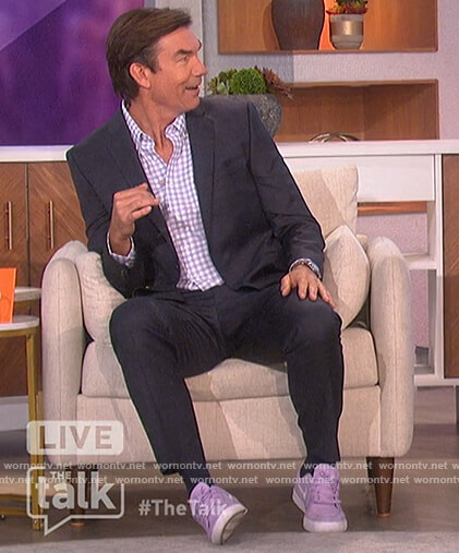 Jerry’s purple sneakers on The Talk