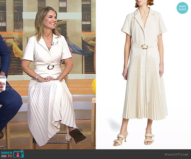 Sama Midi Dress by Jonathan Simkhai worn by Savannah Guthrie on Today