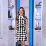 Joy Bauer’s houndstooth dress on Today